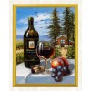 Wine Bottle & Fruits Diamond Painting