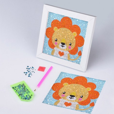 Cute Small Lion - Special Diamond Painting