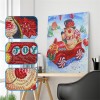 Christmas Snowman Santa Claus - Special Diamonds Painting