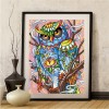 Abstract Owl - Special Diamond Painting