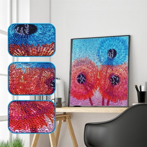 Colorful Dandelion - Special Diamond Painting