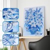 White Flower Vase - Special  Diamond Painting