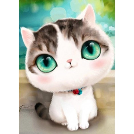 Adorable Little Cat with Big Eyes