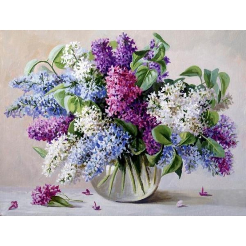 Graceful White and P...