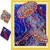 Colorful Jelly Fish Diamond Painting Kit