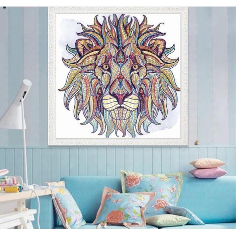 Artistic Lion DIY Painting for Adults