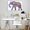 Beautiful Artistic Floral Elephant