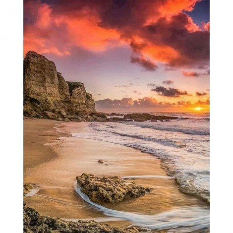 Beach View Sunset Painting Kit