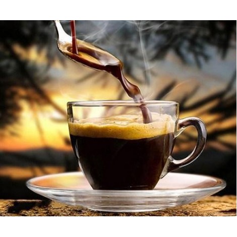 Black Coffee Diamond Art