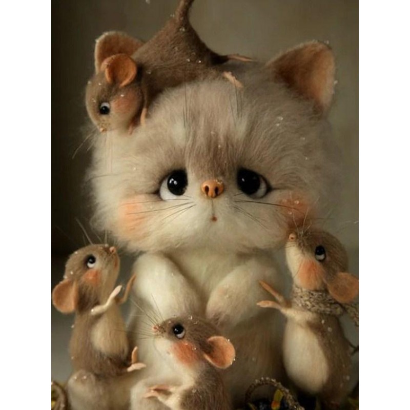 Cats & Mouse Cartoon...