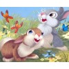 Rabbits & Butterflies DIY Painting