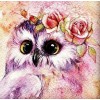 Flower Crowned Owl DIY Painting Kit