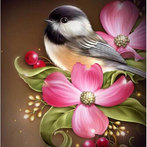 Birds & Flowers DIY Diamond Painting Kit