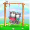 Cartoon Cats Diamond Art Kits
