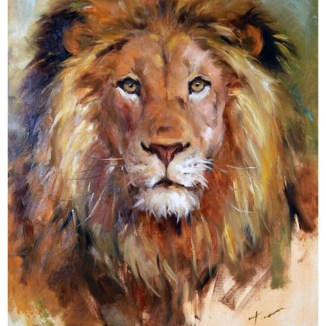 Tremendous Lion Diamond Painting Kit