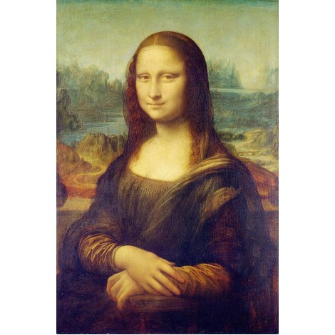 Mona Lisa's Smile - Portrait DIY Painting Kit