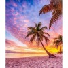 Beach Palm Trees - Paint with Diamonds
