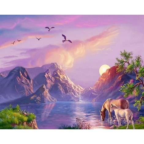 Amazing Mountains Landscape Painting Kit