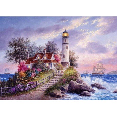 Light House Diamond Art Kit