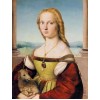 Lady with Unicorn Painting by Raphael