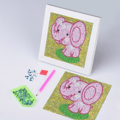 Cartoon Elephant - Special Diamond Painting
