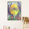 Dragonfly in Garden - Special Diamond Painting
