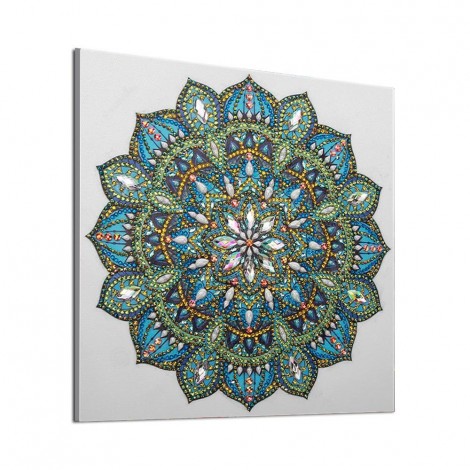 Green Mandala - Special Diamond Painting