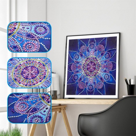 Abstract Mandala Flower - Special Diamond Painting