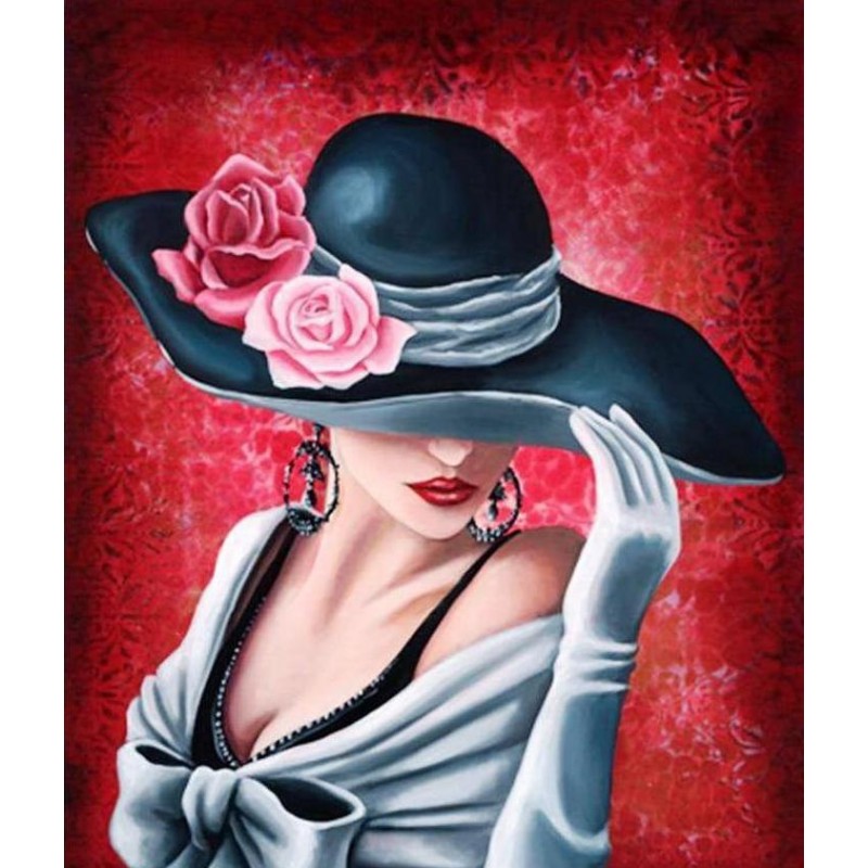 Girl with Hats Portr...