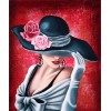 Girl with Hats Portrait - Diamond Painting