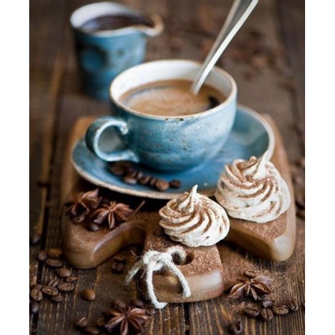 Beautiful Coffee Cup with Chocolate