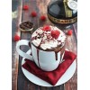Beautiful Coffee Cup with Chocolate