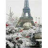 Eiffel Tower at Christmas Time