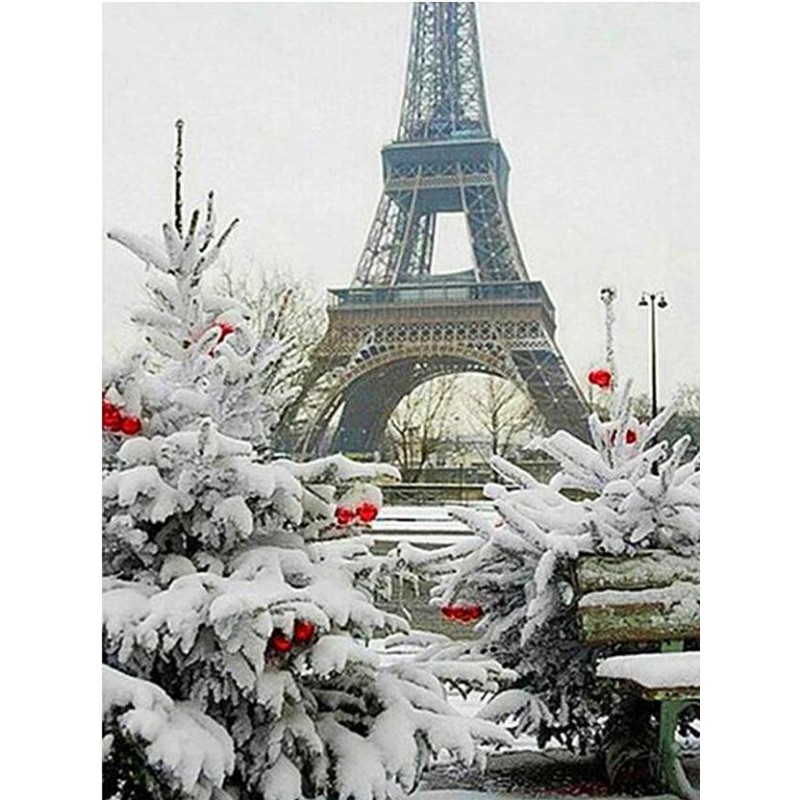 Eiffel Tower at Chri...