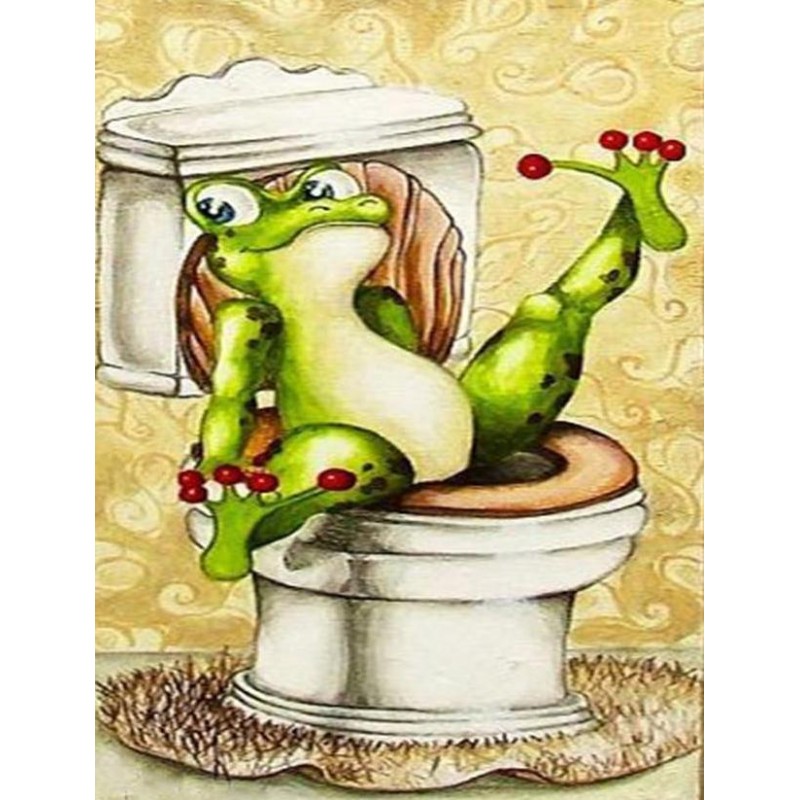 Funny Frog Toilet