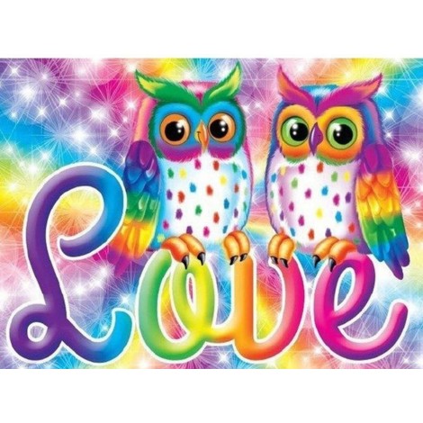 Romantic Owl Couple Diamond Painting