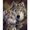 Beautiful Wolves Painting