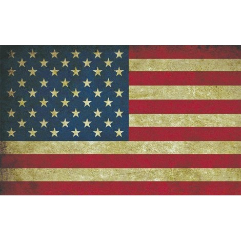 American Flag  Diamond Art