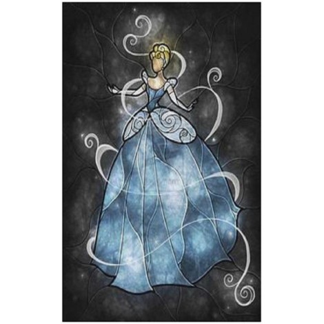 Stained Glass Dancing Cinderella Painting Kit