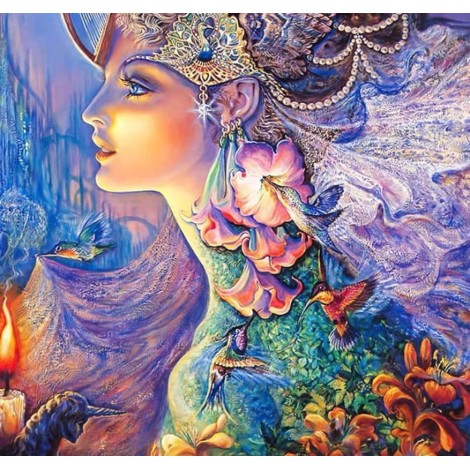 Fantasy Girl - Abstract Diamond Art Kit