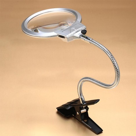 Magnifier LED Desk Lamp