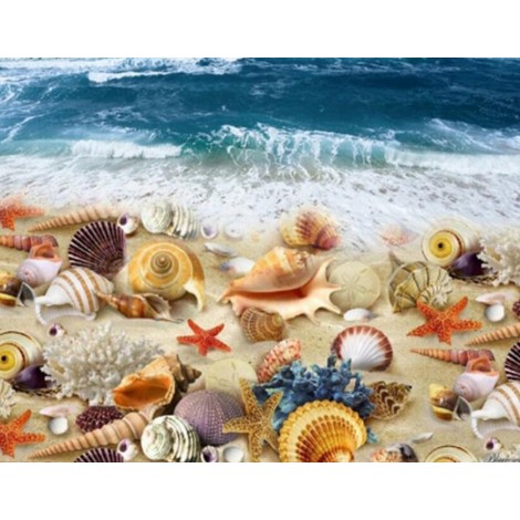 Sea Shells Diamond Art Kit