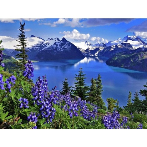 Natural Beautiful Blue Lake