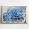 Beautiful Snowfall Painting - Diamond Art