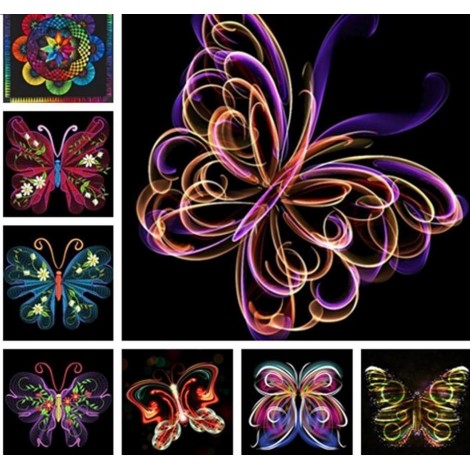 Unique Butterfly Collection of Paintings