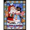 Stunning Santa, Snowman & Sparrows