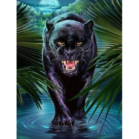 Black Panther Diamond Art