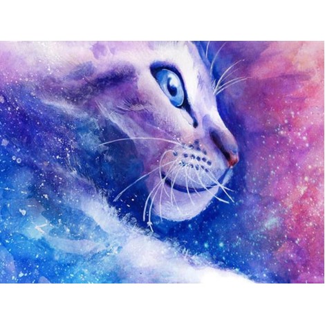 Fantasy Cat Diamond Art