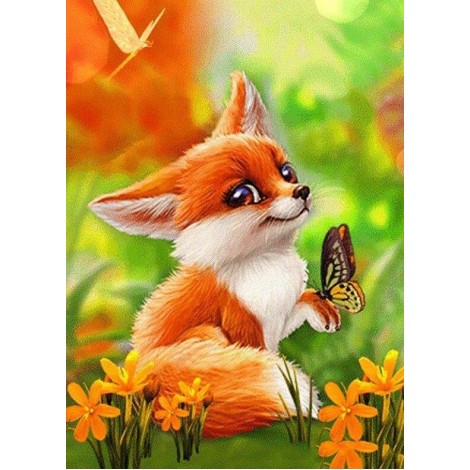 Fox & Butterfly Painting Kit