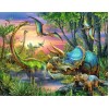Land of Dinosaurs Diamond Painting Kit